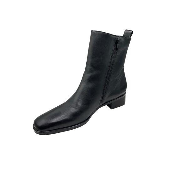 Trotters Annie Ankle Chelsea Boot Black Leather Size 8.5N - Picture 4 of 10